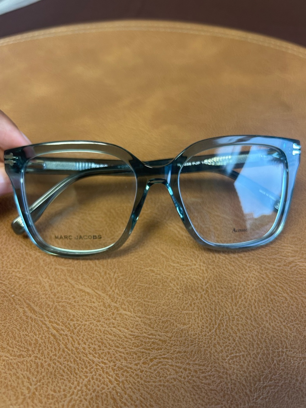 Marc Jacobs Women's Blue Square Frame Eyeglasses